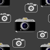 Creative Camera Pattern for Photography Lovers vector