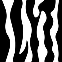 Zebra pattern, simple design vector
