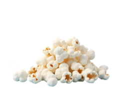 isolated realistic popcorn on blank background png