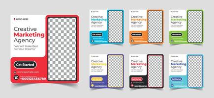 Discover versatile social media post templates designed to boost engagement, streamline content creation, and maintain a consistent identity across platforms. Perfect for ads promotion of any business vector