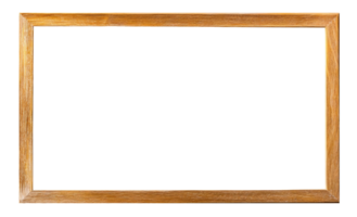 Horizontal wood horizontal frame isolated on transparent background png