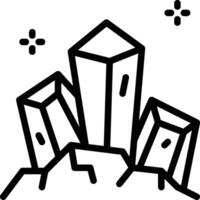 Crystal Icon. Diamond Gems Icon vector