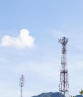 A view of a cell tower photo