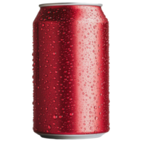 A can of soda with water droplets on it png