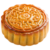 A moon cake with a design on it png