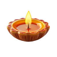 elegant diwali ljus i guld och röd png