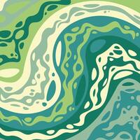 Abstract colorful psychedelic groovy background. vector