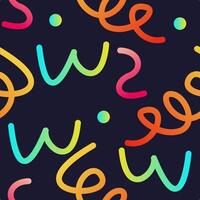 A colorful pattern with the word s written on it vector