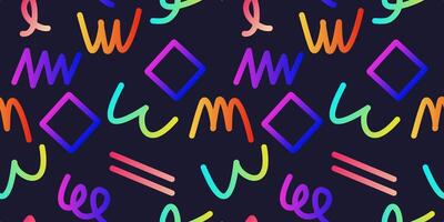 A colorful pattern with the letters m and w vector