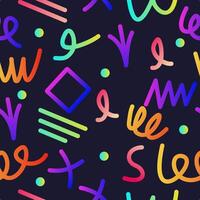 A colorful pattern with the words sleep and sleep vector