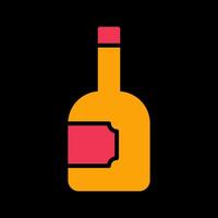 Wine Bottle Icon Design vector