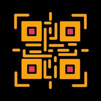 QR Code Reader Icon Design vector