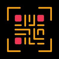 QR Code Generator Icon Design vector