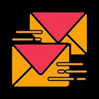 Sent Mail Icon Design vector