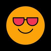 6 - Smiling Face with Sunglasse.eps vector