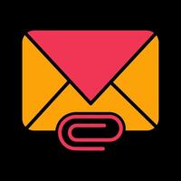 Attachments Icon Design vector