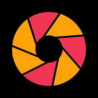 Aperture Artifacts Icon Design vector