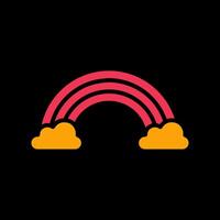 Rainbow Icon Design vector