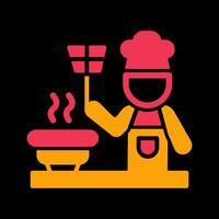 Cooking Together Icon Design vector