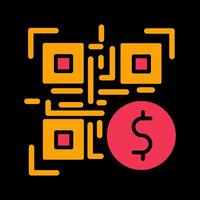 QR Code Payment Icon Design vector
