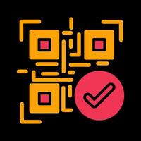 Barcode Verification Icon Design vector