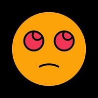 Face with Rolling Eyes Icon Design vector