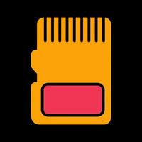 Memory Cards Icon Design vector