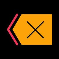 Delete Icon Design vector