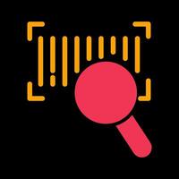 Barcode Database Icon Design vector