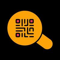 QR Code App Icon Design vector