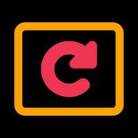 Refresh Symbol Icon Design vector