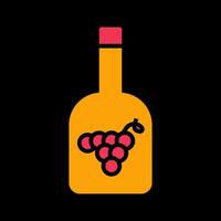 Wine Grapes Icon Design vector