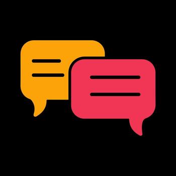 Message Bubble Icon Design vector