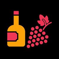 Wine Vineyard Icon Design vector