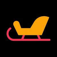 Sleigh Icon Design vector