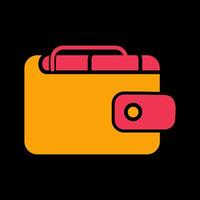 Wallet Icon Design vector