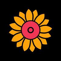 Floral Arrangement Icon Design vector