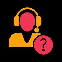 Help Request Icon Design vector