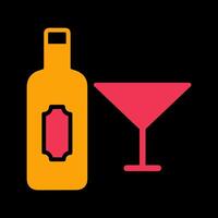 Wine Vine Icon Design vector