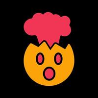 Exploding Head Icon Design vector
