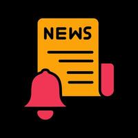 News Update Icon Design vector