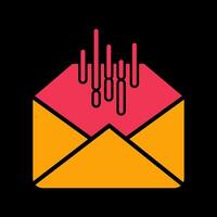 Mail Sorting Icon Design vector