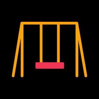 Swing Time Icon Design vector