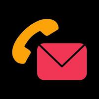 Support Email Icon Design vector