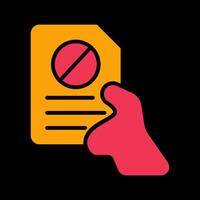 Resignation Icon Design vector