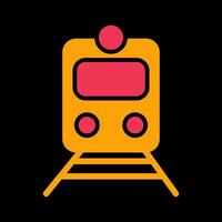 Railway Car Icon Design vector