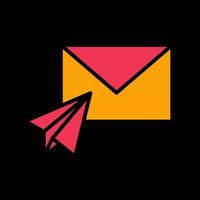 Airmail Icon Design vector
