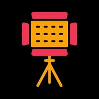 Photography Lighting Icon Design vector
