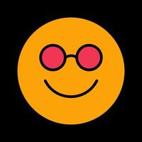 Nerd Face Icon Design vector