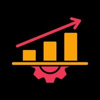 Performance Metrics Icon Design vector
